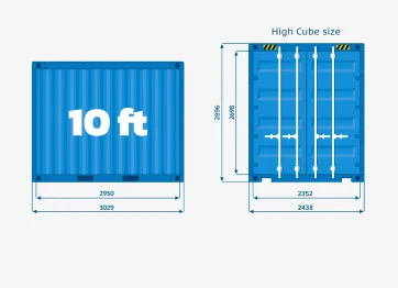 Buy Top-Quality 10ft Shipping Containers for Sale - Affordable & Durable