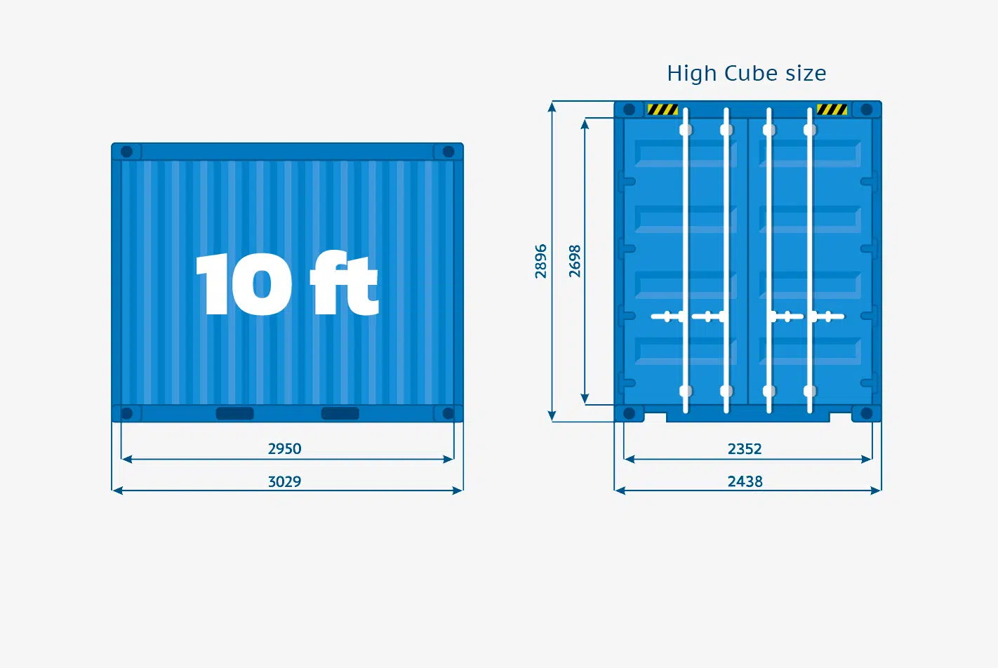 Buy Top-Quality 10ft Shipping Containers for Sale - Affordable & Durable