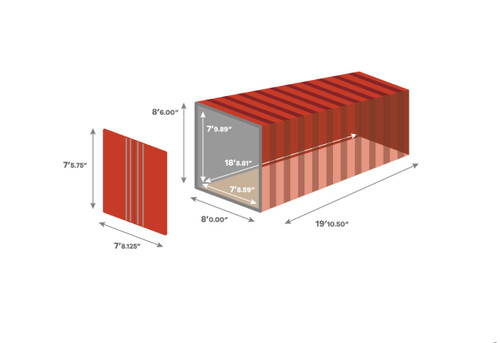 Affordable 20 Used Shipping Container - 20ft Storage Containers - Wind & Water Tight For sale - Image 3