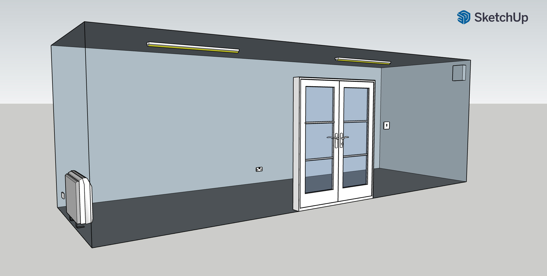 25ft used Container Converted into a GymBox At affordable price, Container Gym - Image 2