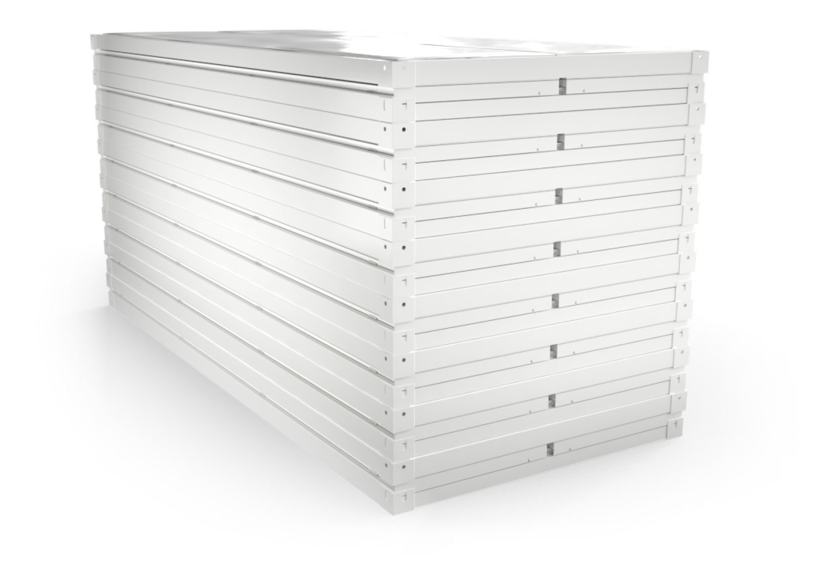 Collapsible/Foldable Container | Mobile office container FALTFIX, B-goods, 14,9 m², 2.520 mm x 5.920 mm x 2.650 mm - Image 2
